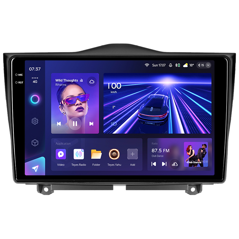 Android head unit Teyes CC3 4+64 Gb LADA Granta Cross 2018-2023 9" 2k
