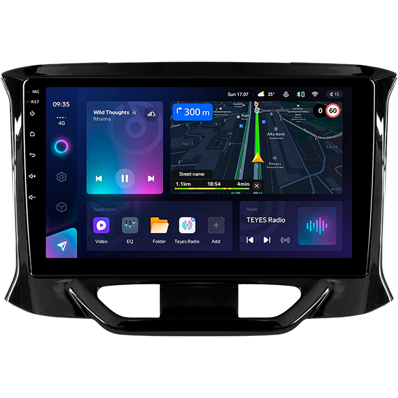Android head unit Teyes CC3L 4+64 Gb LADA Xray 2015-2019 9"