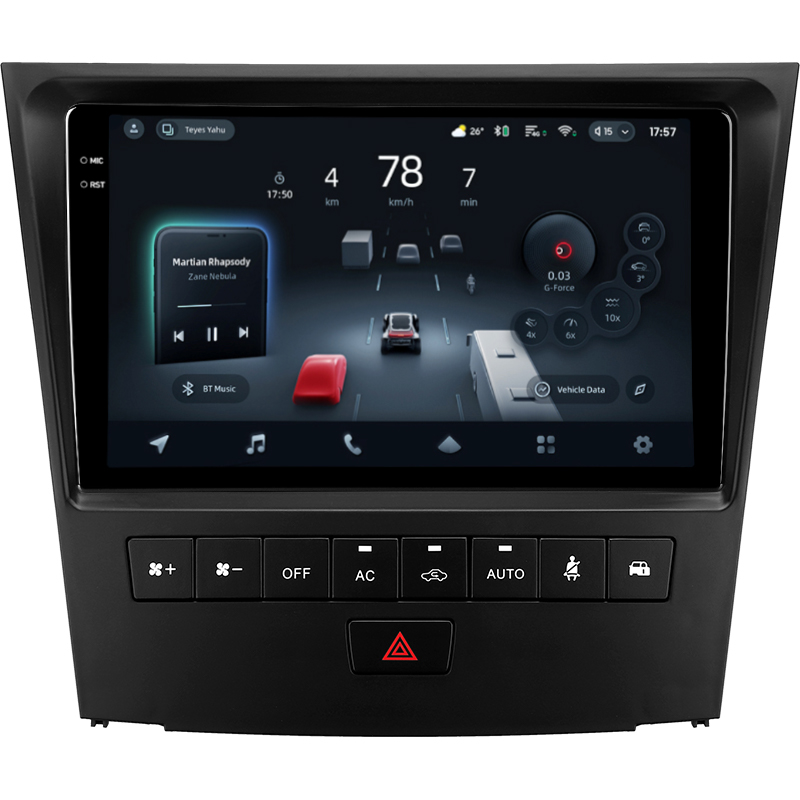 Android head unit Teyes CC4 Pro 8+128 Gb Lexus GS300 S190 GS350 GS400 GS430 GS450h GS460 GS 300 III 3 350 400 430 450h 460 2004-2011 9" 2k (L3)