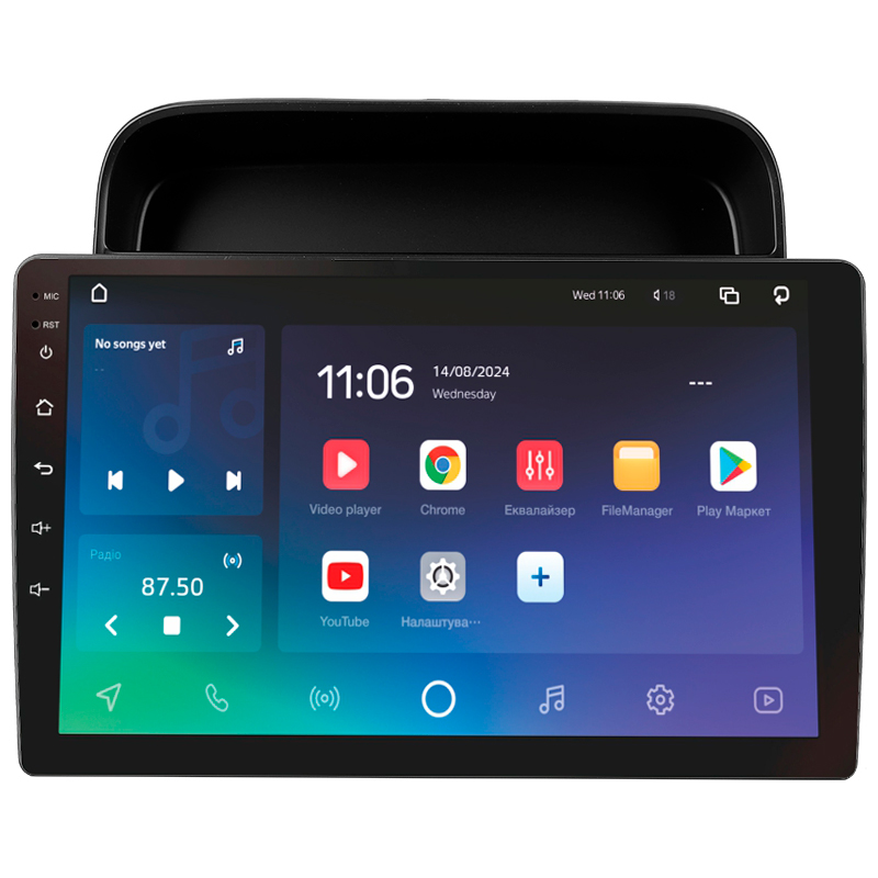 Android head unit SIGMA X10432 ANDROID 10 4+32 Gb 4G DSP Lexus LX470 J100 (F2) 1998-2003 10" (L2)