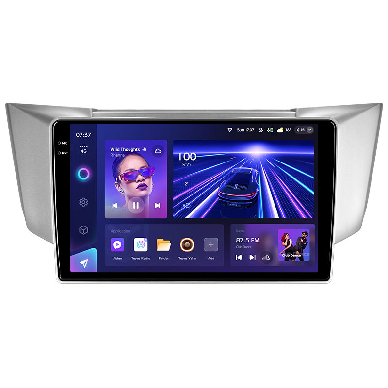 Android head unit Teyes CC3 6+128 Gb Lexus RX300 RX330 RX350 RX400H Toyota harrier 2003-2009 9" 2k