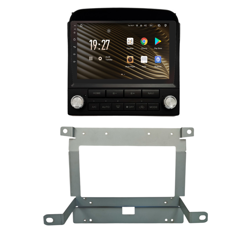 Android head unit SIGMA S9432 ANDROID 10 4+32 Gb 4G DSP Lexus LX470 Toyota Land Cruiser Prado LC100 1998-2003 9" (L3)