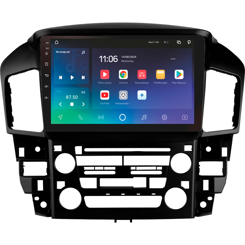 Android head unit SIGMA X9464 ANDROID 10 4+64 Gb 4G DSP Lexus RX300 XU10 (F1) 1997-2003 9" (L2)