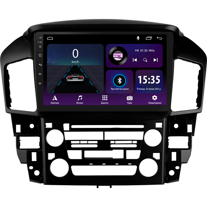 Android head unit SIGMA E9232 ANDROID 10 2+32 Gb Lexus RX300 XU10 (F1) 1997-2003 9" (L2)