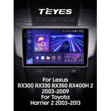 Android head unit Teyes CC3 4+64 Gb Lexus RX300 RX330 RX350 RX400H Toyota harrier 2003-2009 9" 2k