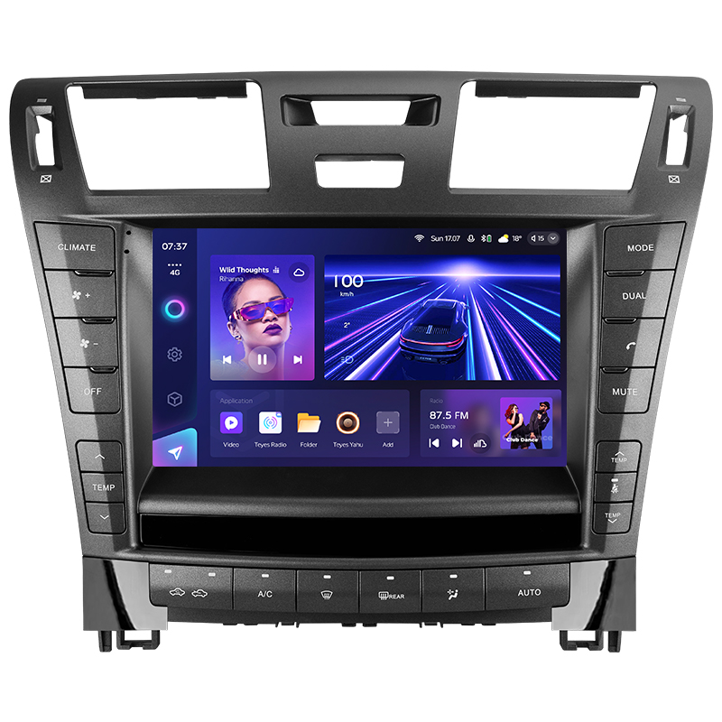 Android head unit Teyes CC3 6+128 Gb Lexus LS460 LS600H XF40 4 lV 2006-2012 (A) 9" 2k (L3)
