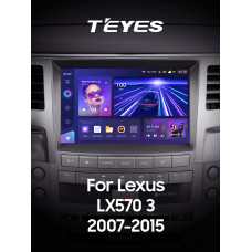 Android head unit Teyes CC3 4+32 Gb Lexus LX570 J200 3 lll 2007-2015 (A) 9" 2k (L3)