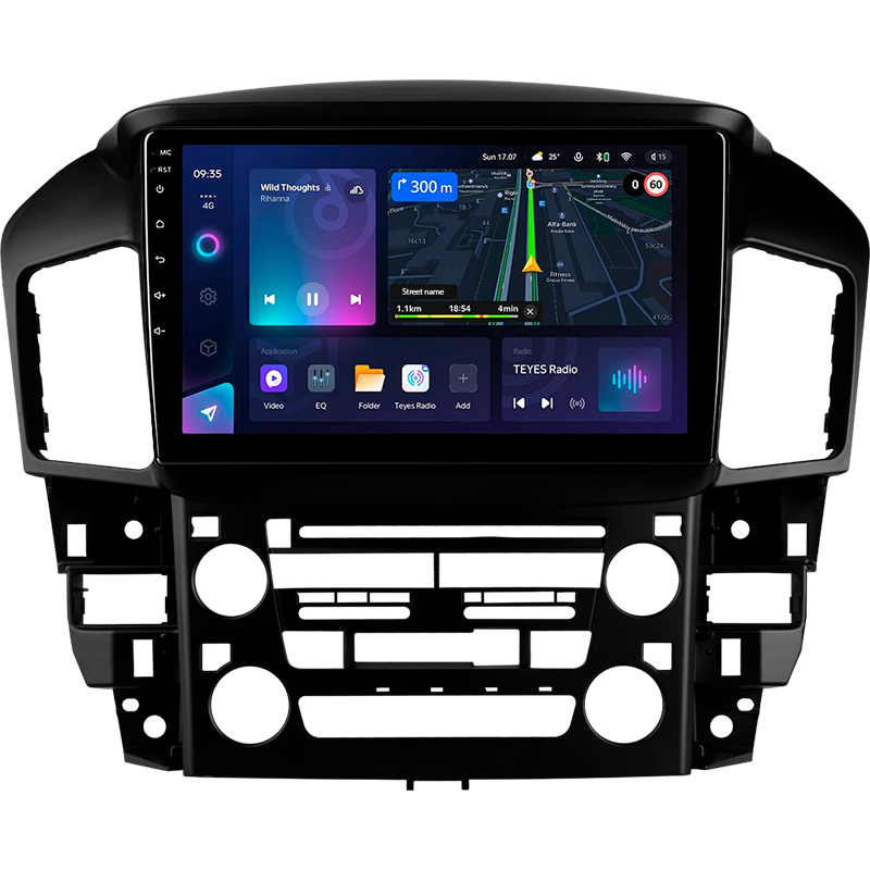 Android head unit Teyes CC3L 4+64 Gb Lexus RX300 XU10 (F1) 1997-2003 9" (L2)