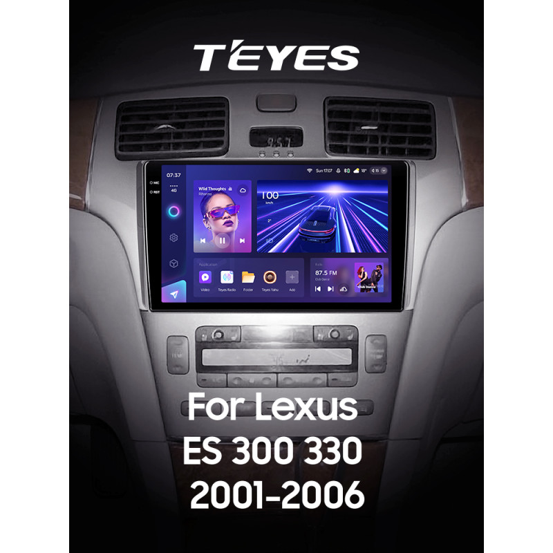 Android head unit Teyes CC3 4+64 Gb Lexus ES300 ES 300 ES330 XV30 ES 330 2001-2006 9" 2k (L2)