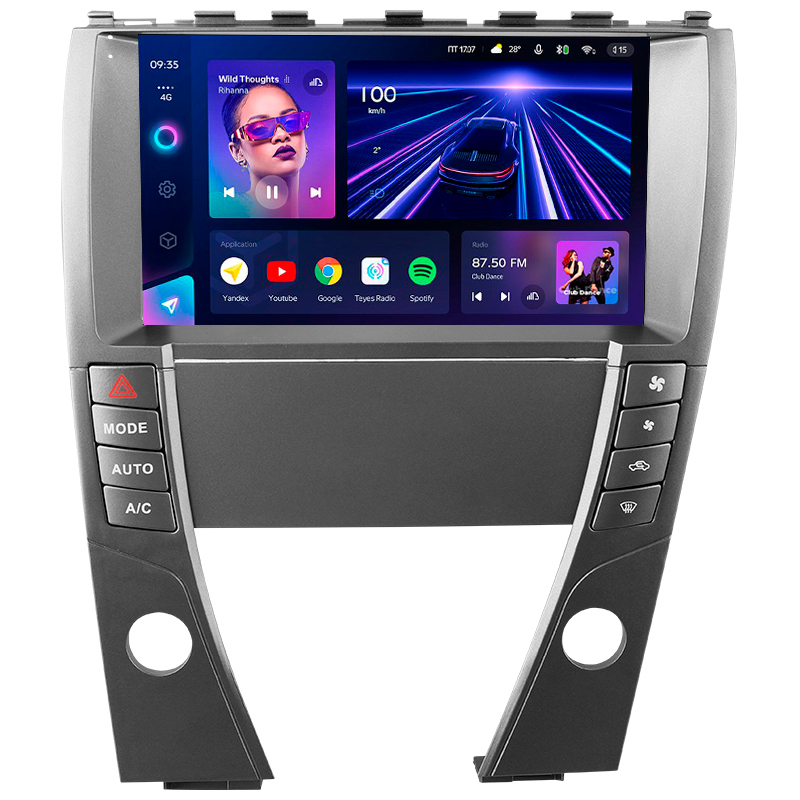 Android head unit Teyes CC3 4+32 Gb Lexus ES350 5 V XV40 2006-2012 (AB) 9" (L1)