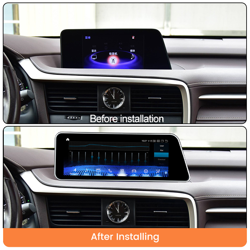 Android head unit AMS LEXUS RX300/350/450 2015–2018 720P High Trim 4+64Gb 12.3"