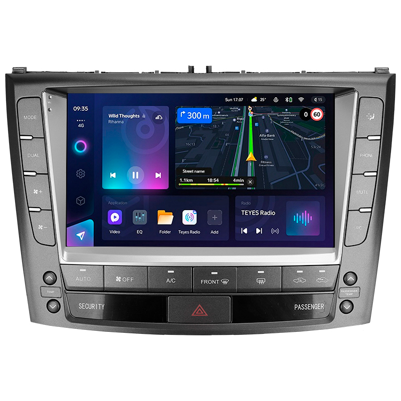 Android head unit Teyes CC3L 4+32 Gb Lexus IS250 XE20 (Hm) 2005-2013 (A) 9" (L3)