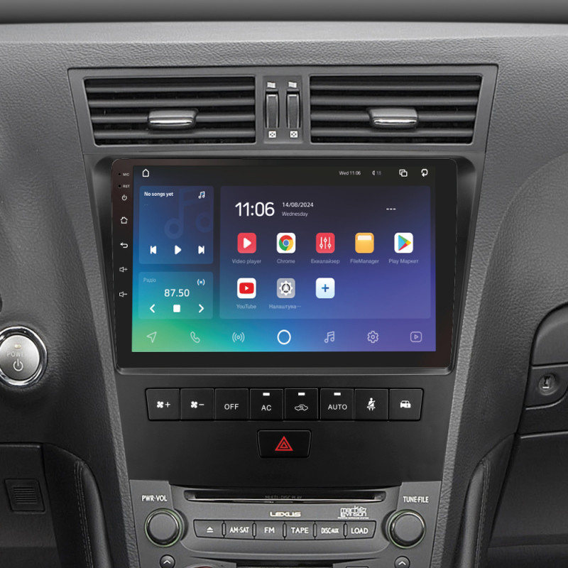 Android head unit SIGMA PRO 9464 ANDROID 10 4+64 Gb 4G DSP Lexus GS300 S190 GS350 GS400 GS430 GS450h GS460 GS 300 III 3 350 400 430 450h 460 04-11 9"L3