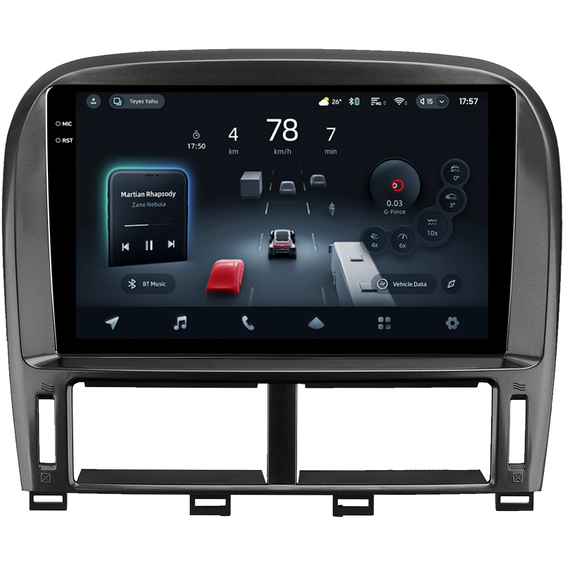 Android head unit Teyes CC4 Pro 12+256 Gb Lexus LS430 XF30 LS 430 For Toyota Celsior XF30 (F2) 2000-2006 9" 2k (L3)