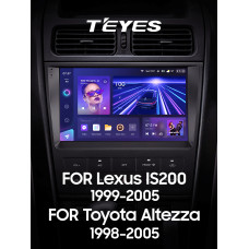 Android head unit Teyes CC3 4+32 Gb Lexus IS200 XE10 1999-2005 For Toyota Altezza XE10 1998-2005 9" 2k (L3)