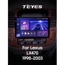 Android head unit Teyes CC3 4+32 Gb Lexus LX470 J100 (F2) 1998-2003 10" 2k (L2)