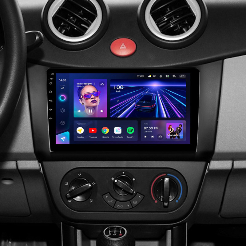 Android head unit Teyes CC3 4+32 Gb Lifan Smily 320 2008-2015 9"