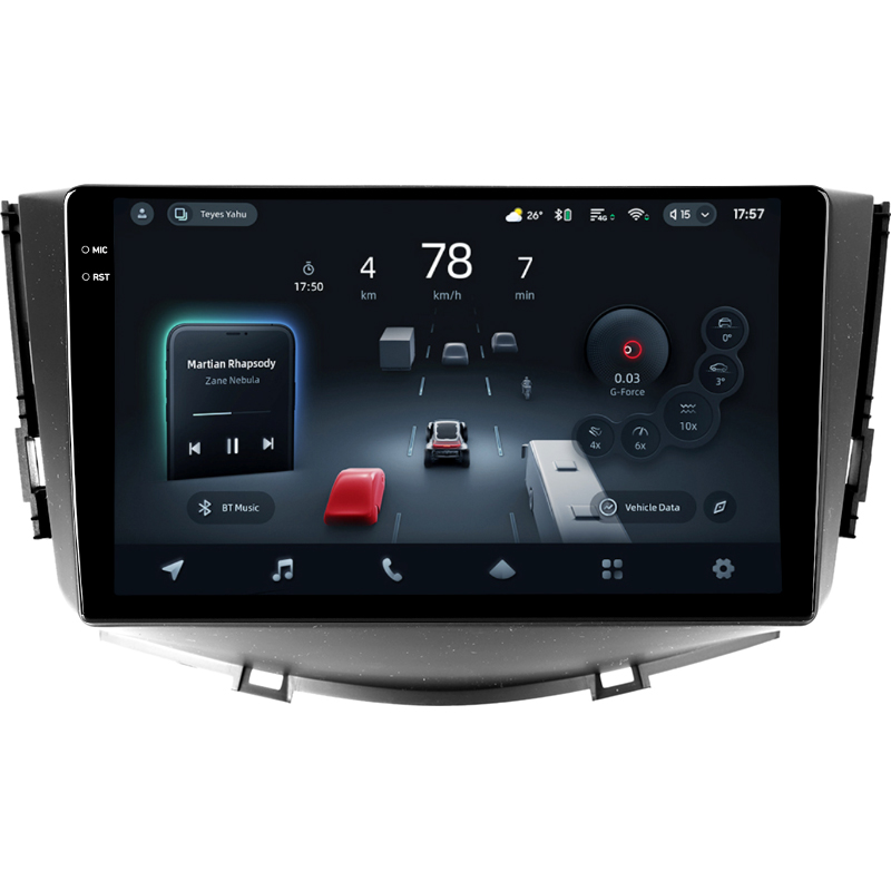 Android head unit Teyes CC4 Pro 8+128 Gb Lifan X60 2012-2018 9" 2k