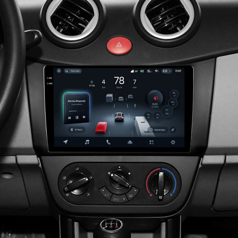 Android head unit Teyes CC4 Pro 12+256 Gb Lifan Smily 320 2008-2015 9" 2k
