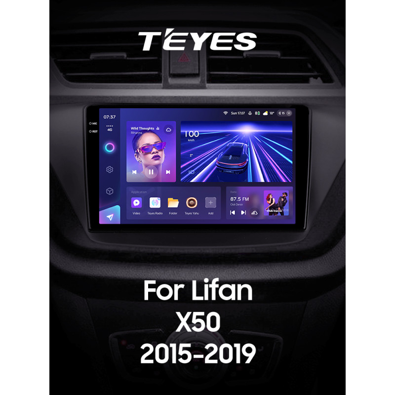 Android head unit Teyes CC3 6+128 Gb Lifan X50 2015-2019 9" 2k