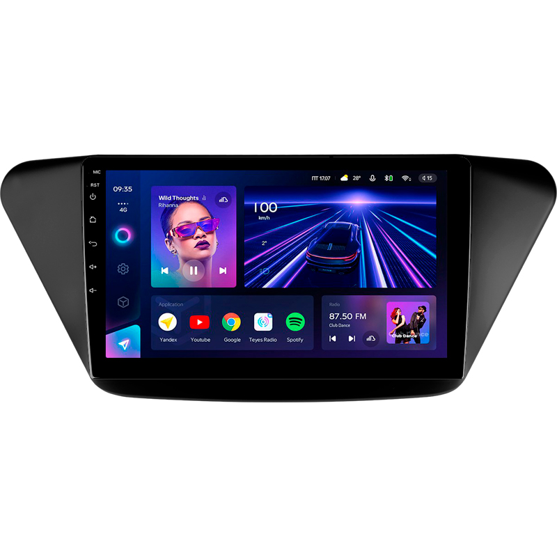 Android head unit Teyes CC3 4+32 Gb Lifan X50 2015-2019 9"