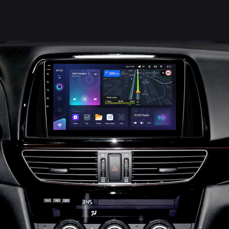 Android head unit Teyes CC3L 4+64 Gb Mazda 6 Atenza 3 GJ 2012-2015 (A) 9"
