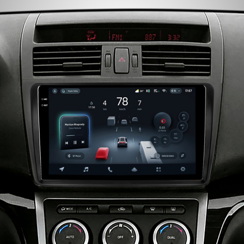 Magazynowa odtwarzacz multimedialny Teyes CC4 Pro 12+256 GB do Mazdy 6 2 GH (2007–2012), 9