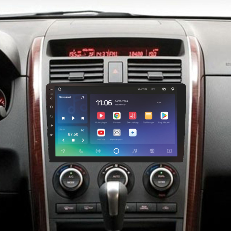 Android head unit SIGMA X10432 ANDROID 10 4+32 Gb 4G DSP Mazda CX-9 TB 2006-2016 10"