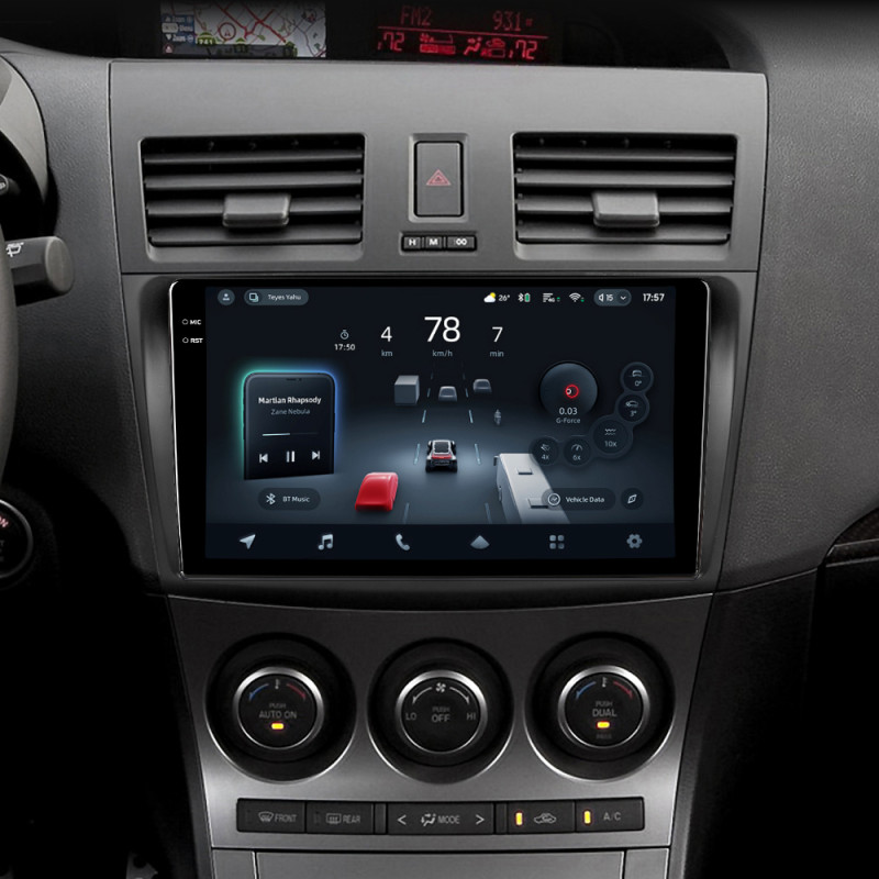 Android head unit Teyes CC4 Pro 12+256 Gb Mazda 3 2 2009-2013 9" 2k
