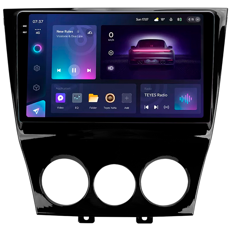 Android head unit Teyes CC3 4+64 Gb Mazda RX-8 SE 2009-2011 9" 2k