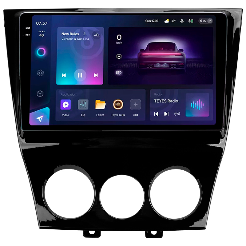 Android head unit Teyes CC3 6+128 Gb Mazda RX-8 SE 2009-2011 9" 2k