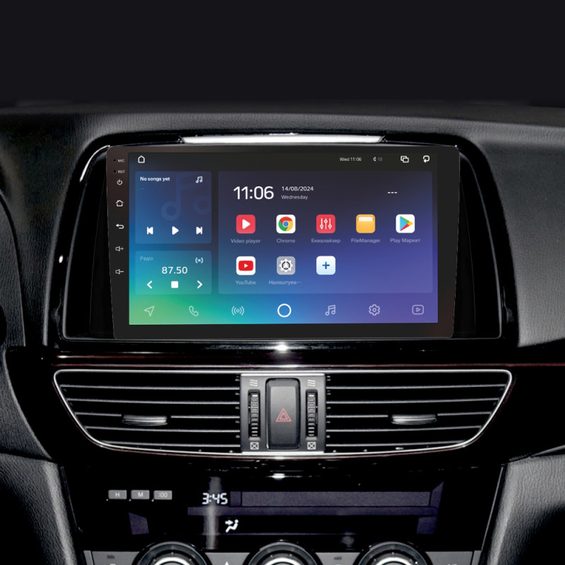 Android head unit SIGMA X9464 ANDROID 10 4+64 Gb 4G DSP Mazda 6 Atenza 3 GJ 2012-2015 (B) 9"