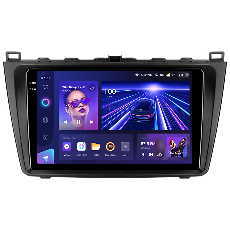 Android head unit Teyes CC3 6+128 Gb Mazda 6 2 GH 2007-2012 9" 2k