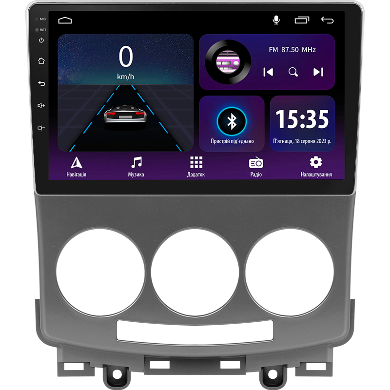 Android head unit SIGMA E9232 ANDROID 10 2+32 Gb Mazda 5 2 CR 2005-2010 9"