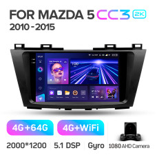 Android head unit Teyes CC3 4+64 Gb Mazda 5 3 CW 2010-2015 9" 2k