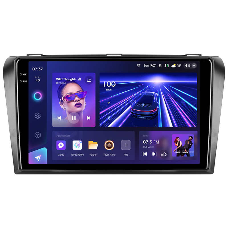 Android head unit Teyes CC3 4+32 Gb Mazda 3 1 BK 2003-2009 9" 2k