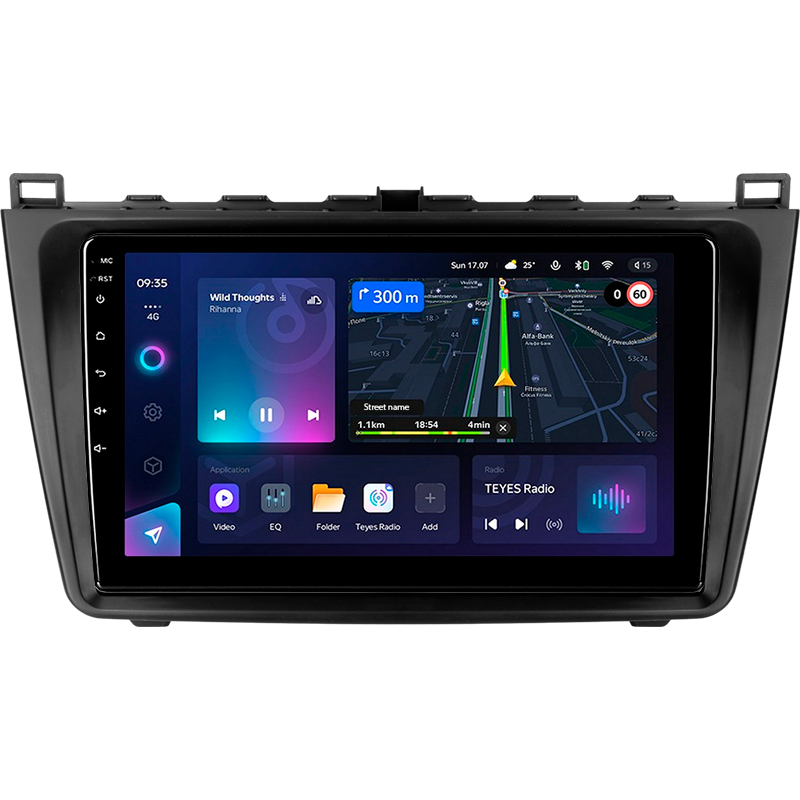 Android head unit Teyes CC3L 4+32 Gb Mazda 6 2 GH 2007-2012 9"