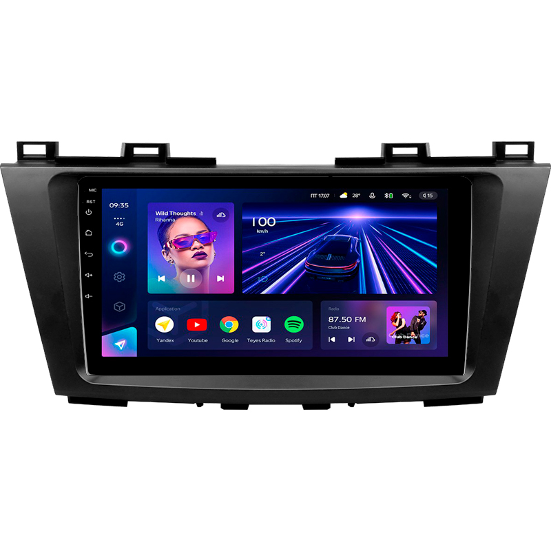 Android head unit Teyes CC3 4+32 Gb Mazda 5 3 CW 2010-2015 9"