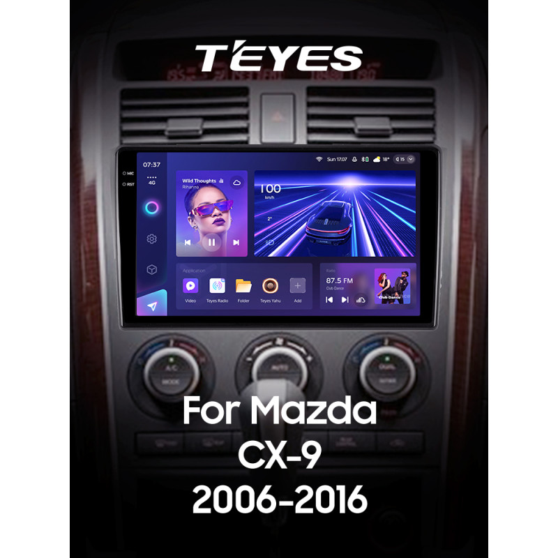 Android head unit Teyes CC3 4+64 Gb Mazda CX-9 TB 2006-2016 10" 2k