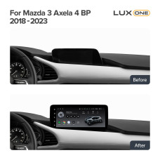Android head unit Teyes LUX ONE 6+128 Gb Mazda 3 Axela 4 BP 2018-2023 (A) 12.3"