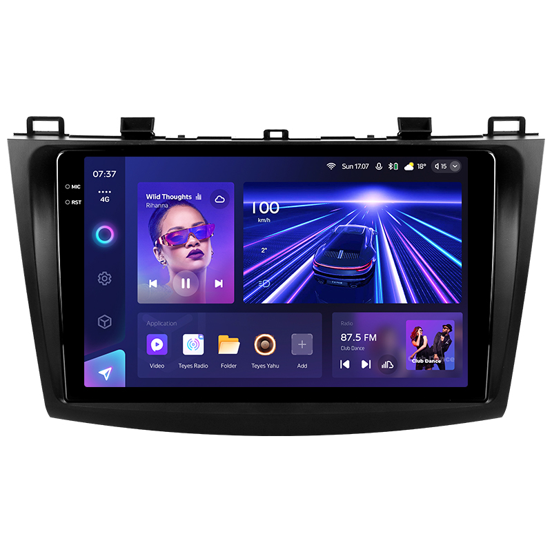 Android head unit Teyes CC3 6+128 Gb Mazda 3 2 2009-2013 9" 2k