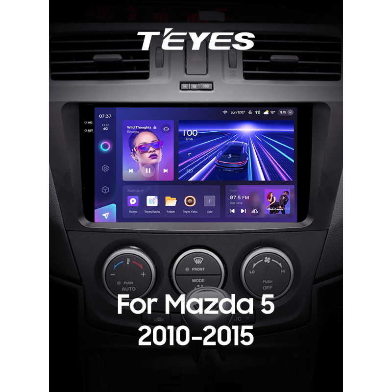 Android head unit Teyes CC3 4+64 Gb Mazda 5 3 CW 2010-2015 9" 2k