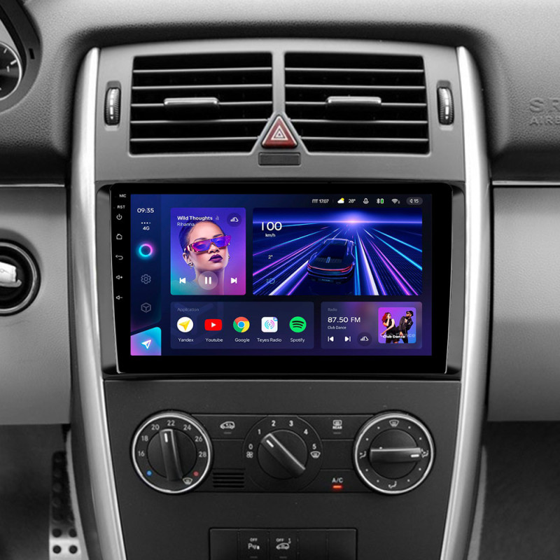 Android head unit Teyes CC3 4+32 Gb Mercedes-Benz B-Class T245 2005-2011 Vito 3 W447 2014-2020 Vito 2 Viano 2 W639 2003-2015 Sprinter 2009-2015 9"