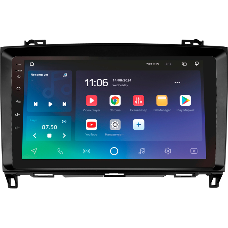 Android head unit SIGMA X9432 ANDROID 10 4+32 Gb 4G DSP Mercedes-Benz B-Class T245 2005-2011 Vito 3 W447 2014-2020 Vito 2 Viano 2 W639 2003-2015 Spr 9"