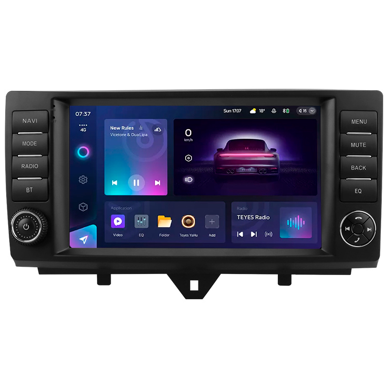 Android head unit Teyes CC3 6+128 Gb Mercedes Benz Smart Fortwo 2 2010-2015 (F2) 9" 2k