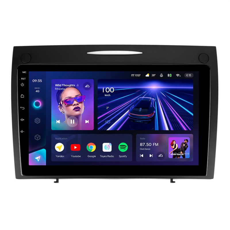 Android head unit Teyes CC3 4+32 Gb Mercedes-Benz SLK-Class SLK Class R171 2004-2011 9" (L1)