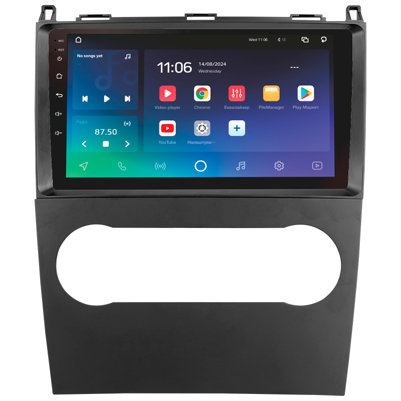Android head unit SIGMA X9432 ANDROID 10 4+32 Gb 4G DSP Mercedes-Benz A-Class 2 W169 C169 2004-2012 9" (L1)