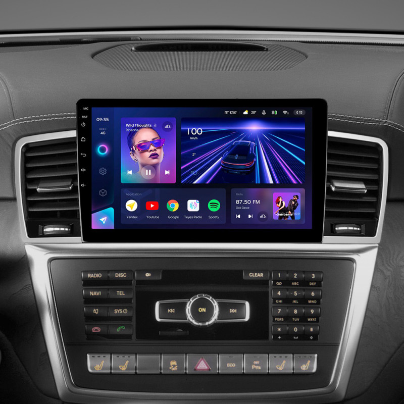 Android head unit Teyes CC3 4+32 Gb Mercedes-Benz M-Class M Class W166 ML 2011-2015 9" (L3)