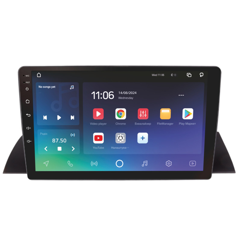 Android head unit SIGMA X10432 ANDROID 10 4+32 Gb 4G DSP Mercedes Benz S-CLASS (W140) 1991-1998 Black 10"