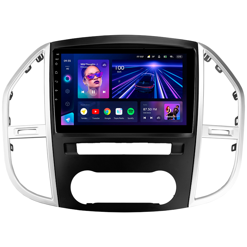 Android head unit Teyes CC3 4+32 Gb Mercedes-Benz Vito 3 W447 2014-2020 10" (L1)